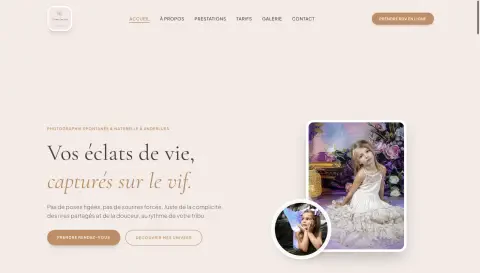 Page d'accueil du site Le temps d'une pause